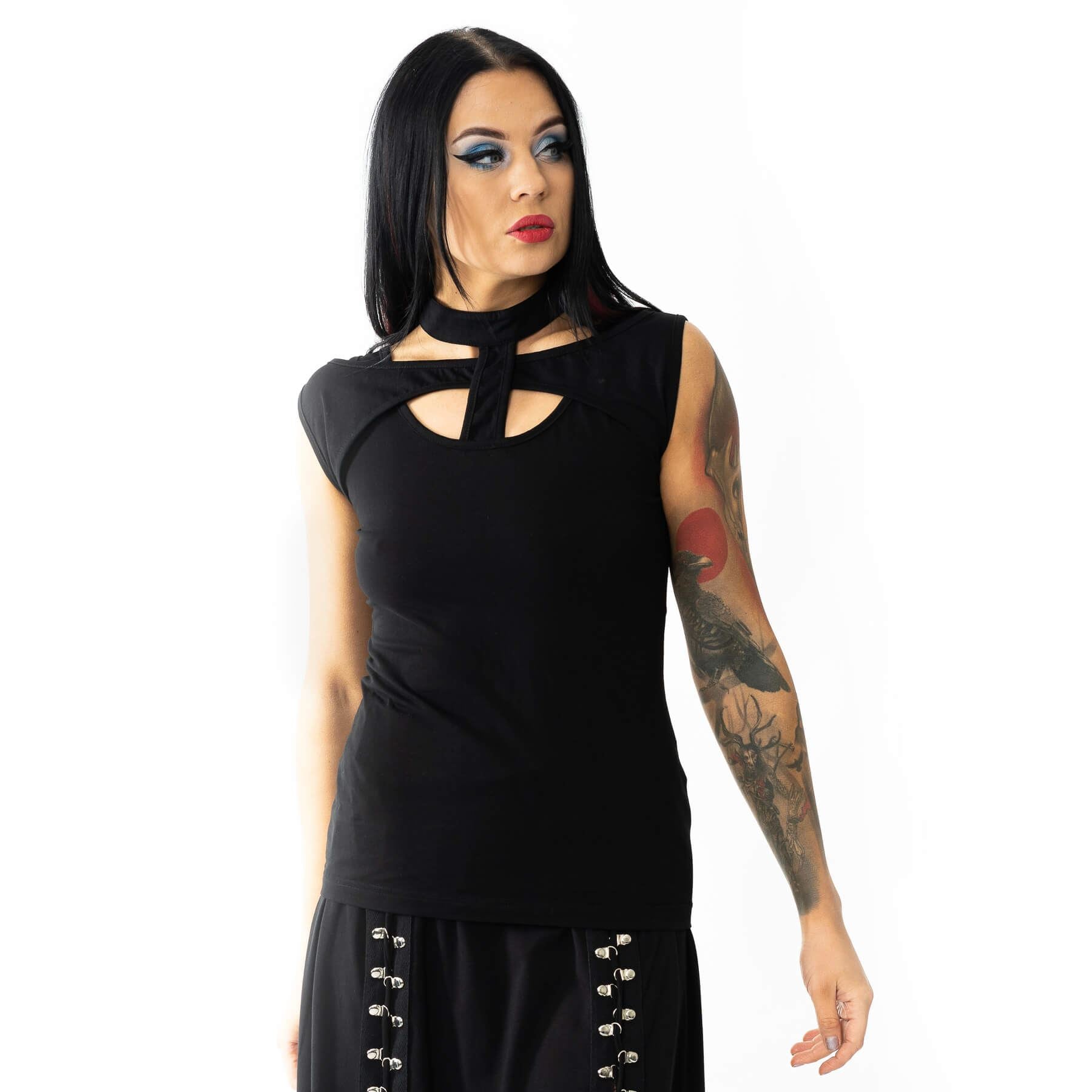 CHEMICAL BLACK RUMI TOP - BLACK – Osiris Gothic