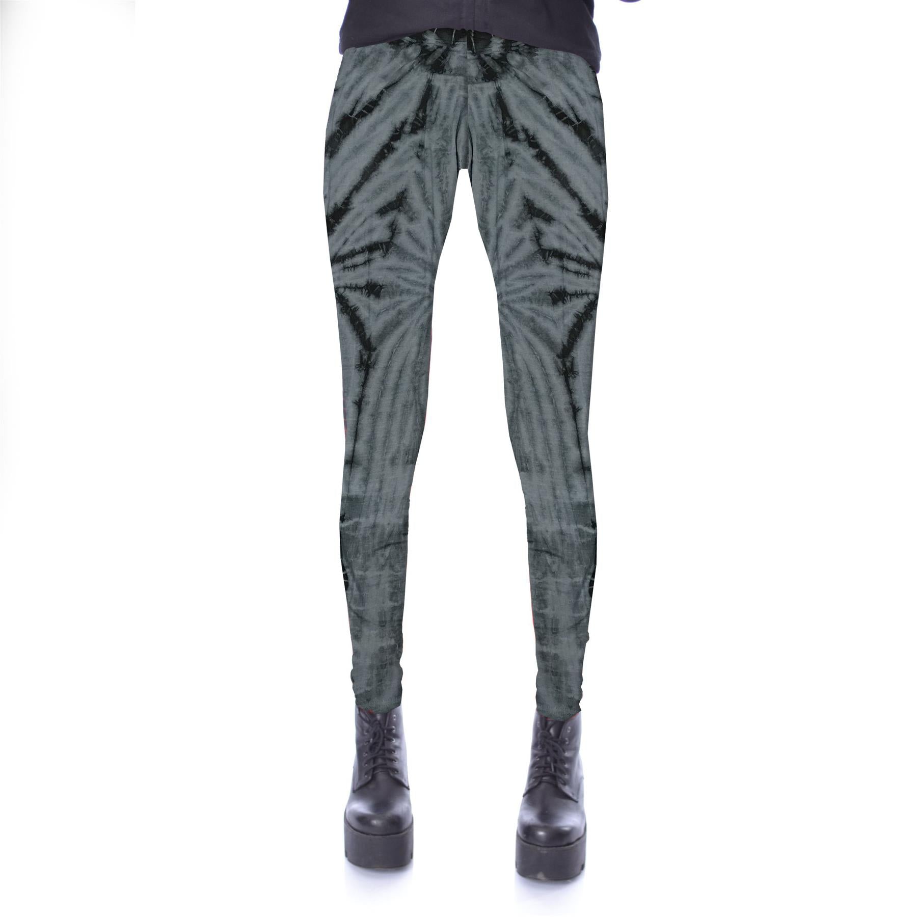 INNOCENT LIFESTYLE CALLA LEGGINGS - GREY/BLACK – Osiris Gothic